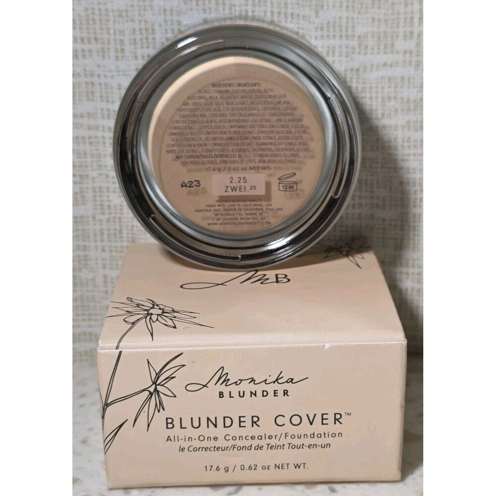 Monika Blunder Blunder Cover All-in-One Concealer Foundation 2.25 ZWEI.25 - NEW